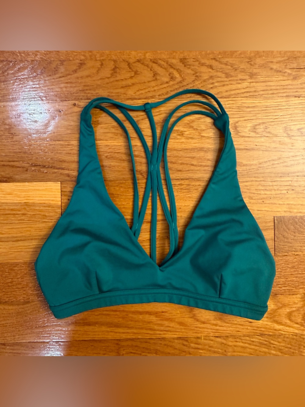 Lululemon Raise The Barre Bra Teal Green - Size 6